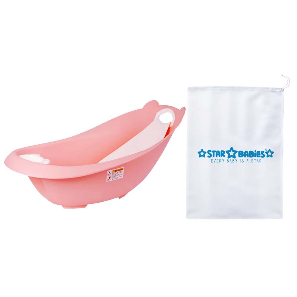 Star Babies - Smart Sling 3-Stage Bath Tub - Pink & White