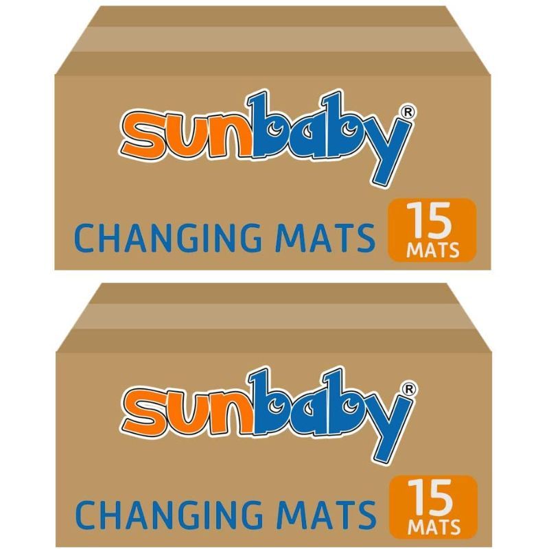 SunBaby - Pack of 15 Disposable Changing mats (45x60cm) Large, B1G1 - Pink