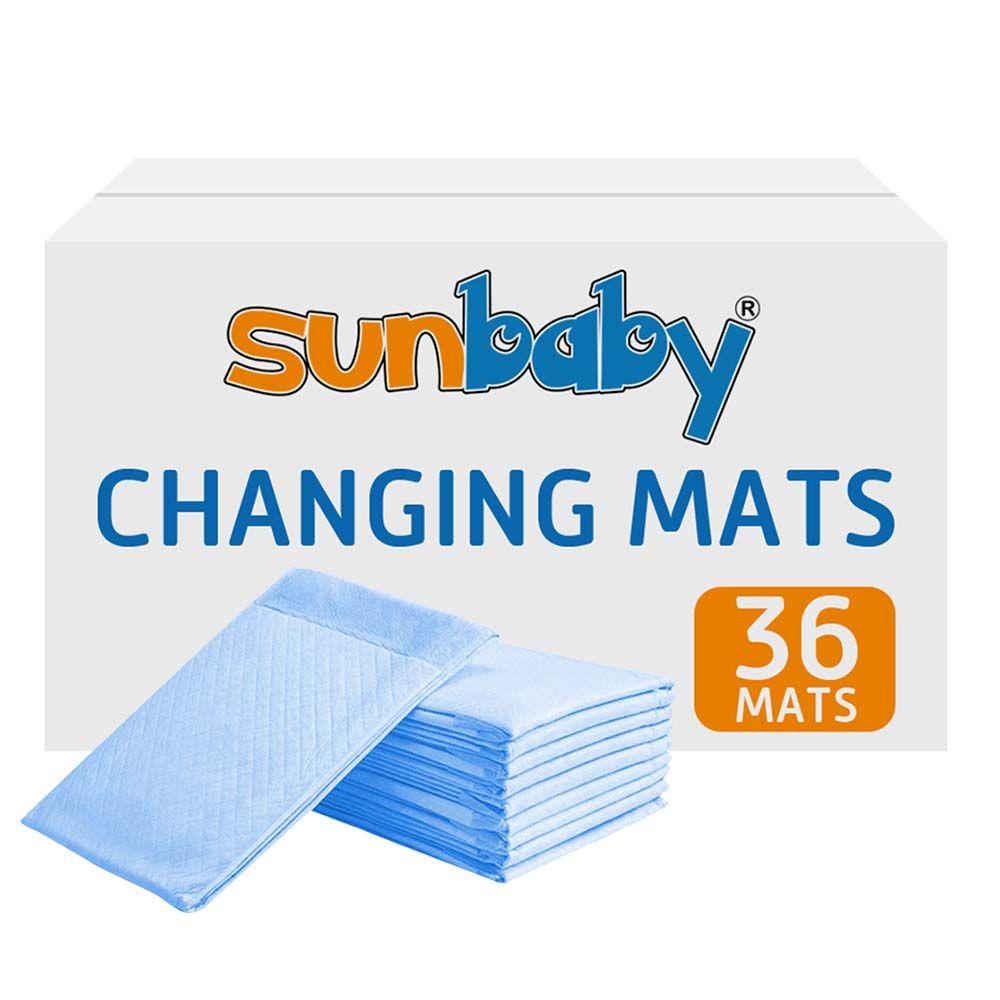 Sun Baby Disposable Changing mats (45x60cm) Large, - Pack of 36