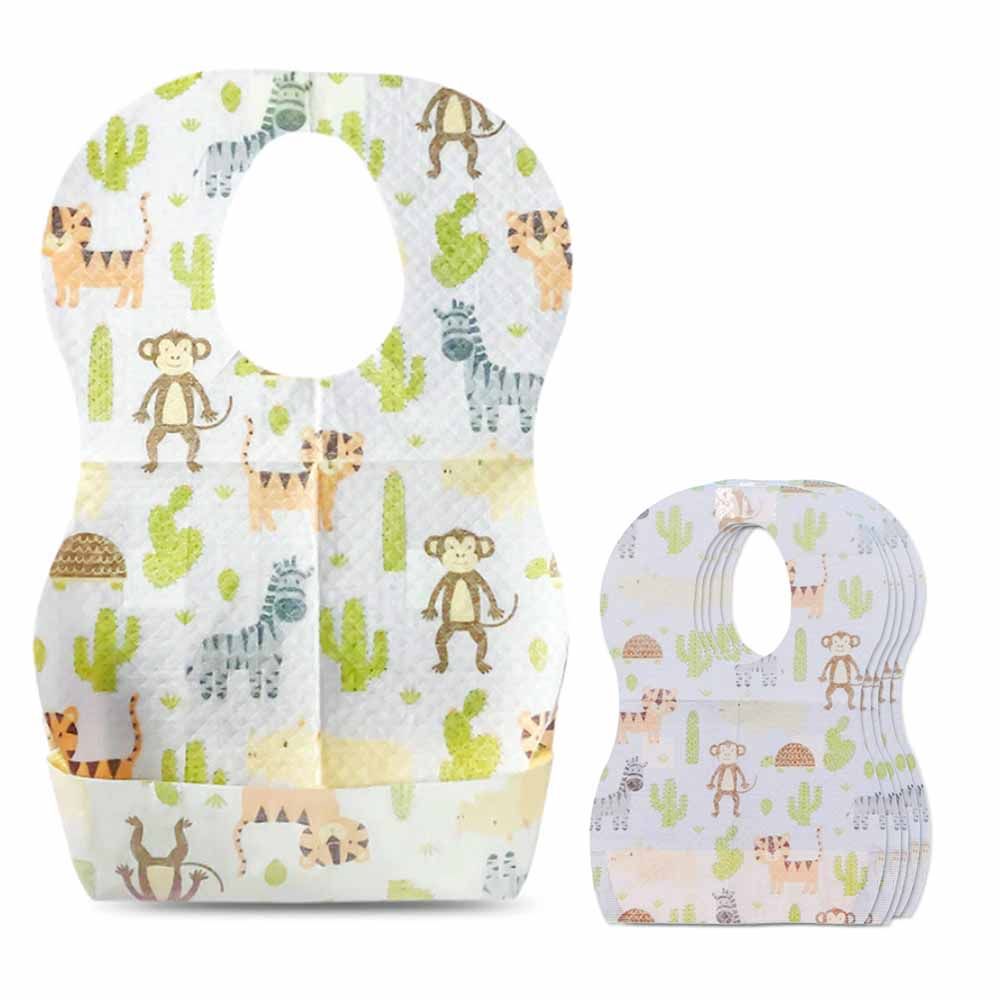 Star Babies - Disposable Bibs Pack of 10 - Animals