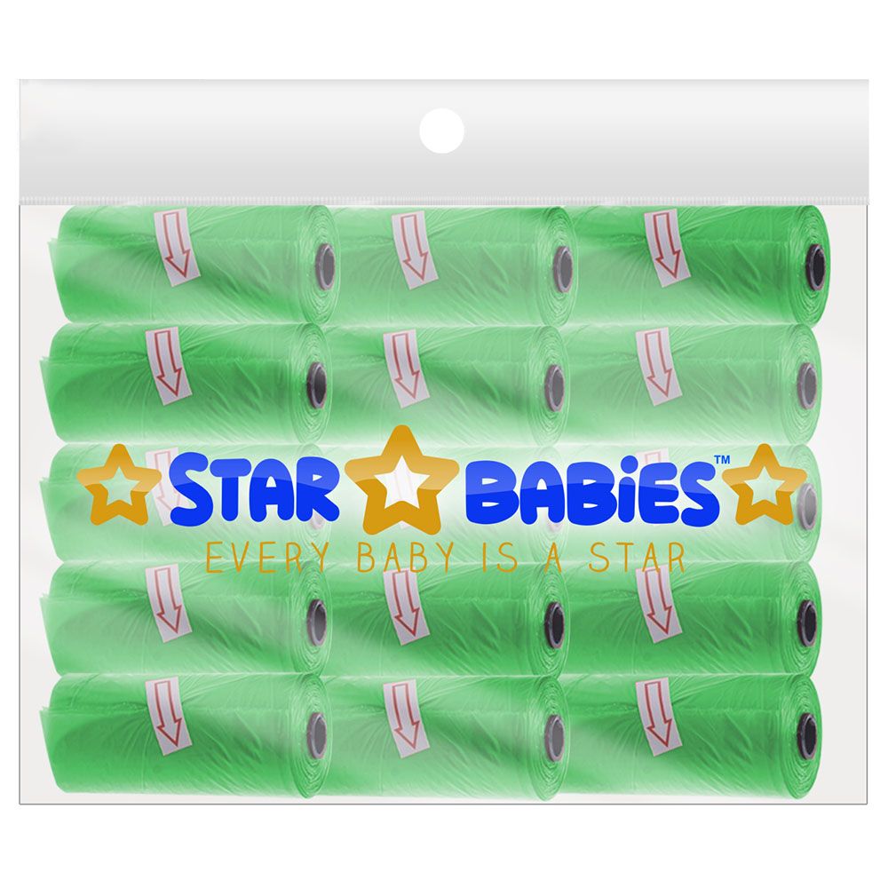 Star Babies - Scented Bag Pack of 15/225 Bags - Green