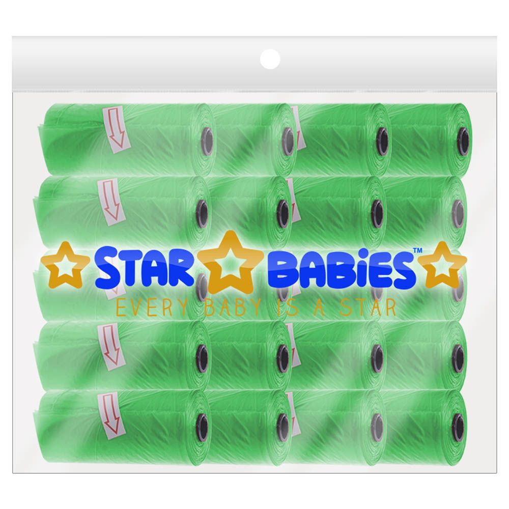 Star Babies - Scented Bag Pack of 20/300 Bags - Green