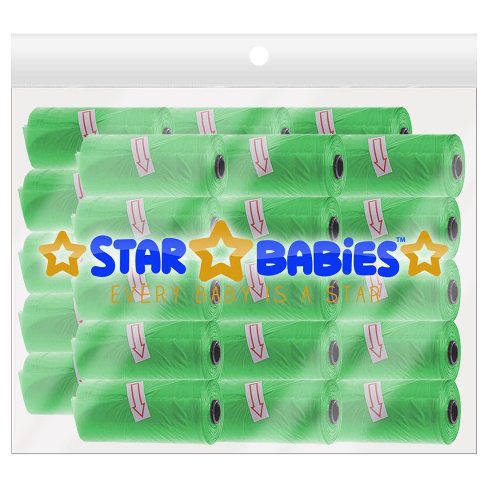 Star Babies - Scented Bag Pack of 30/450 Bags - Green