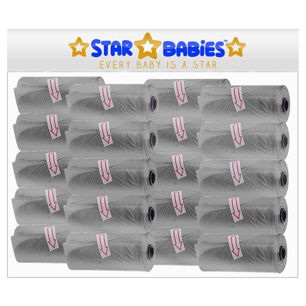 Star Babies - Scented Bag Pack of 20/300 Bags - Grey