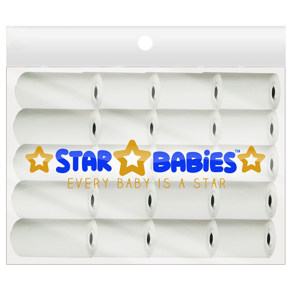 Star Babies - Scented Bag Pack of 20/300 Bags - White