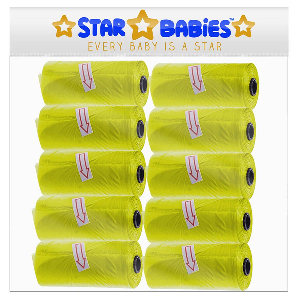 Star Babies - Scented Bag Pack of 10/150 Bags - Yellow