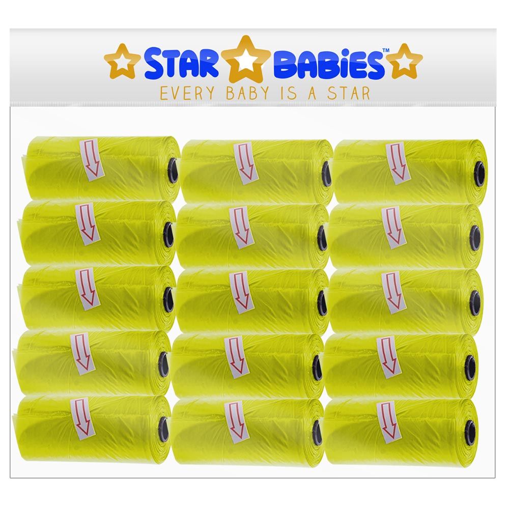 Star Babies - Scented Bag Pack of 15/225 Bags - Yellow