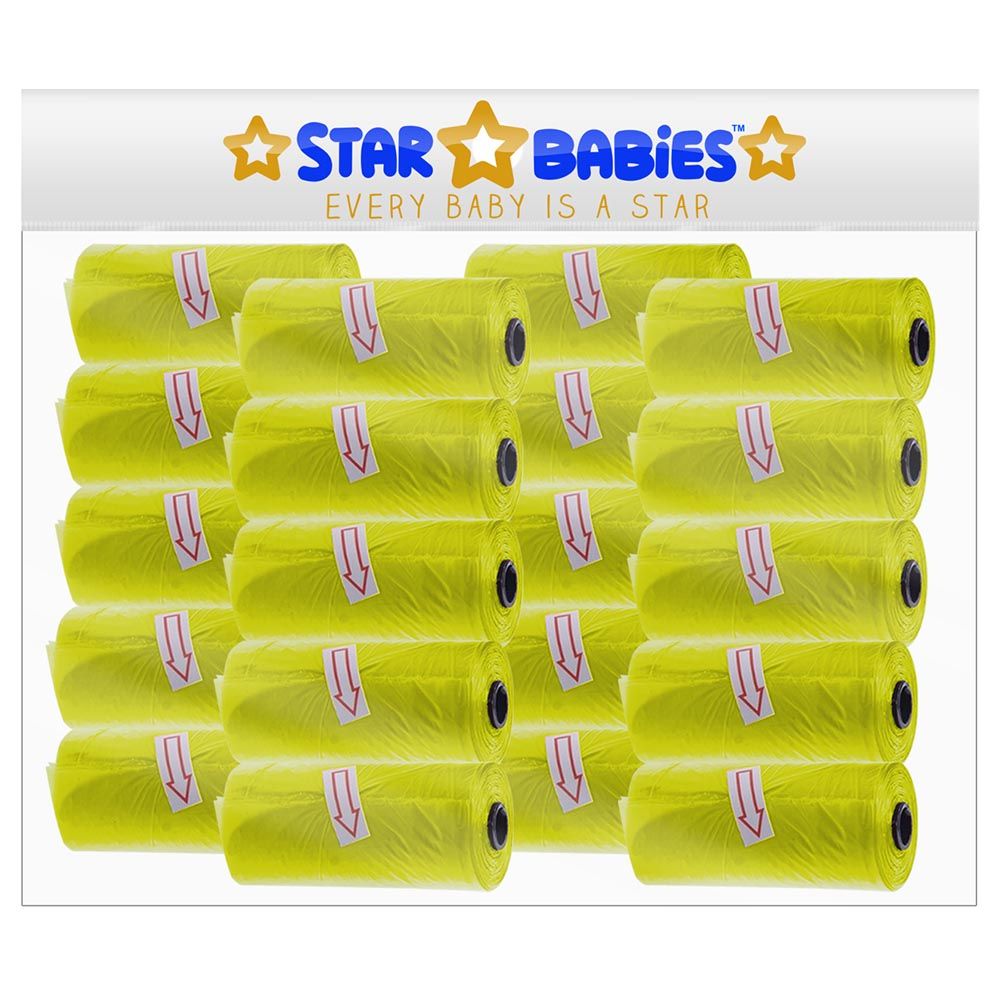 Star Babies - Scented Bag Pack of 20/300 Bags - Yellow