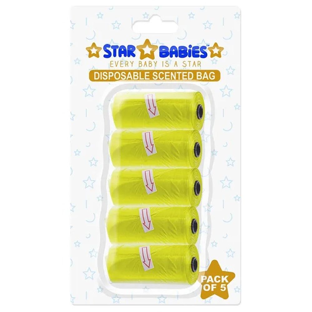 Star Babies - Scented Bag Pack of 5/75 Bags - Yellow