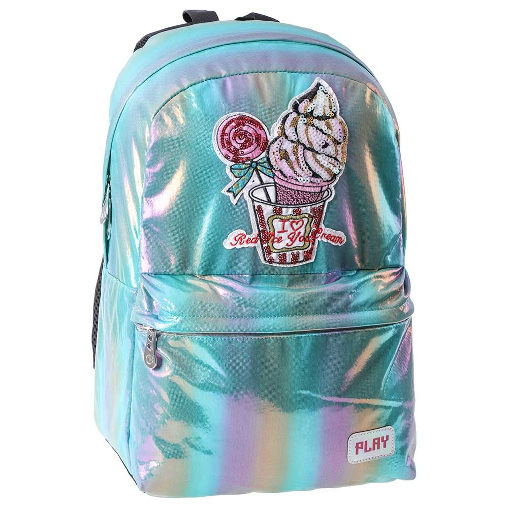 Statovac - Pop Fashion Backpack Icecream 16-inch - Green