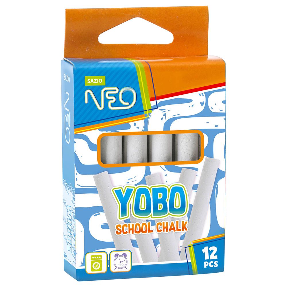 Statovac - Yobo School Chalk - 12 pcs - White