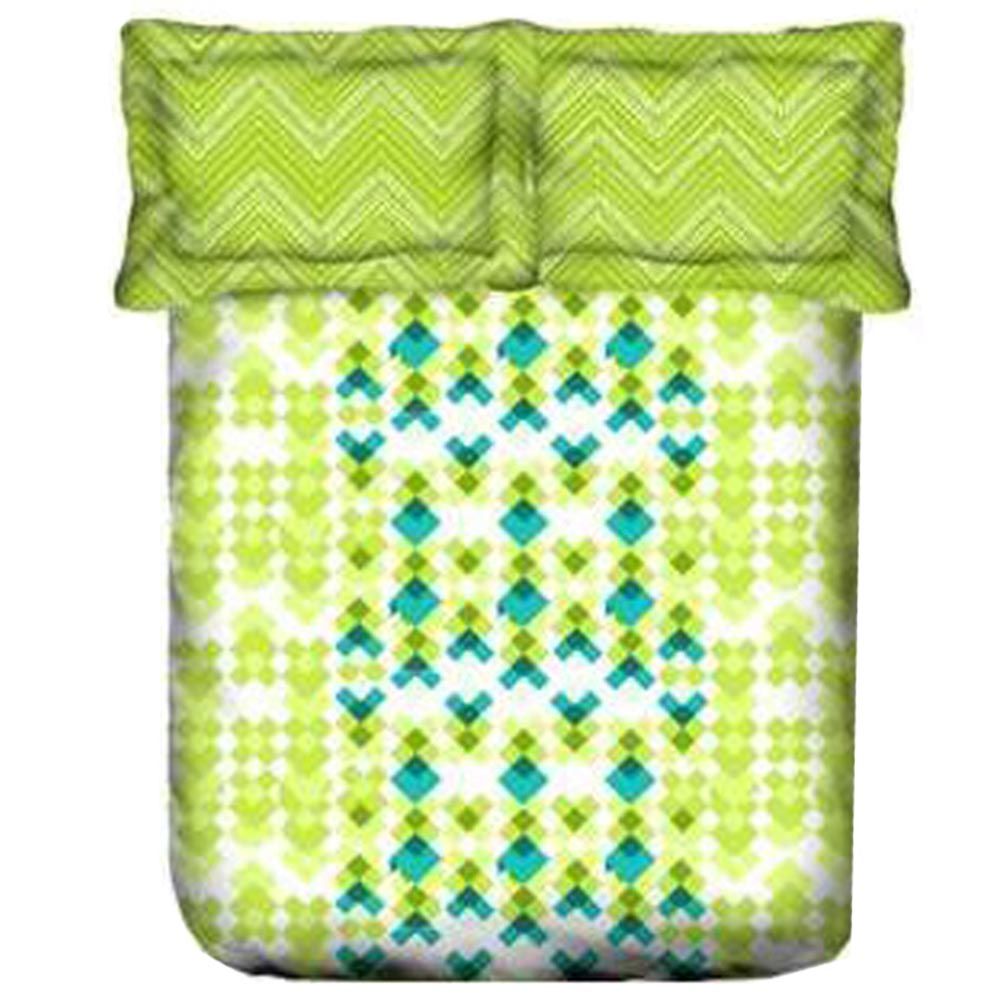 Portico - Queen Bedsheet Pillow Cover - Light Green