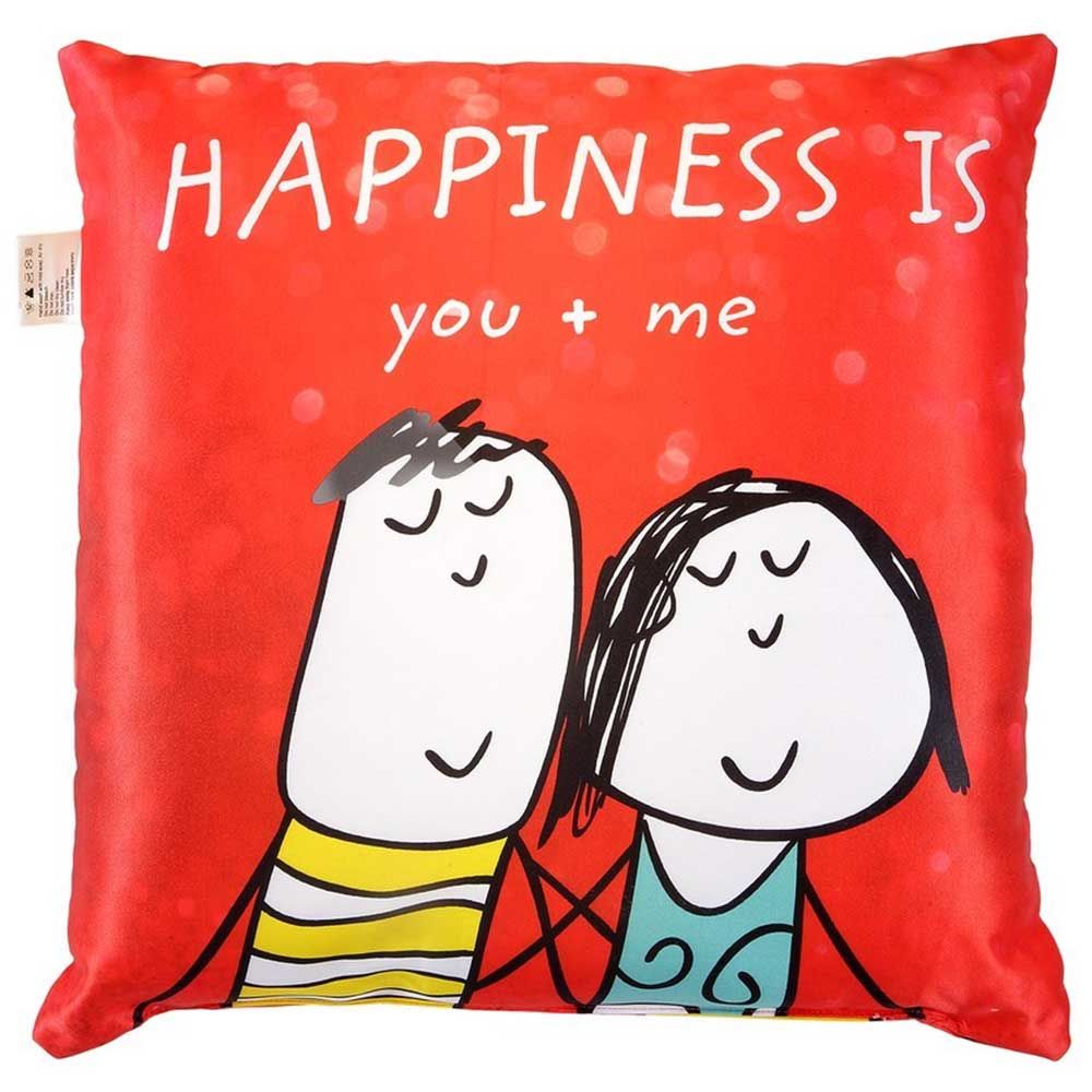 Portico - New York Happiness Is Cushion - Red