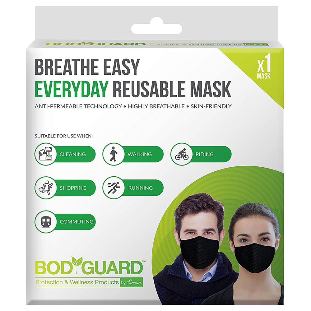 BodyGuard Breathe Easy Everyday Anti Pollution Mask - 1 Unit