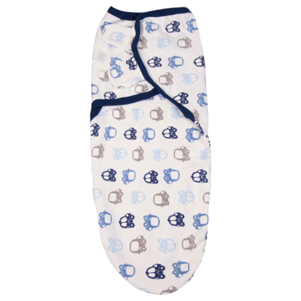 Luvlap - Cars Printed Baby Swaddle Wrap Blanket