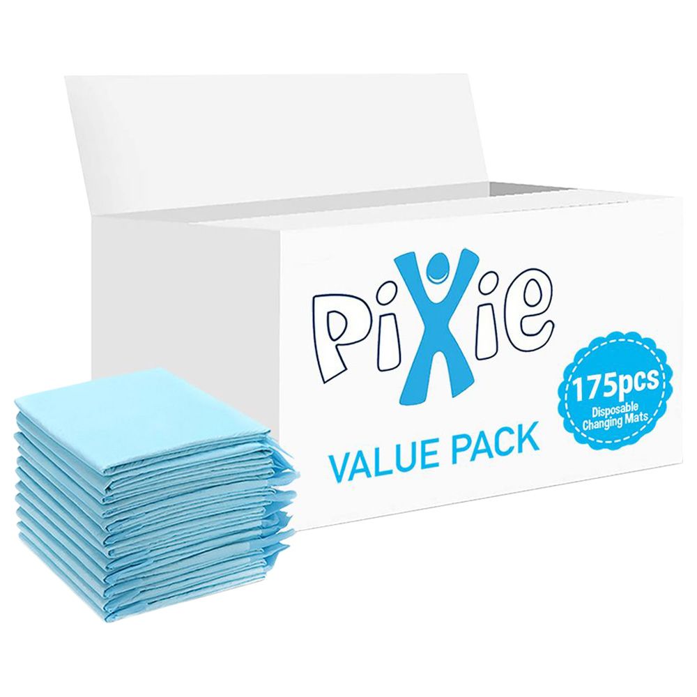 Pixie - Disposable Changing Mats - 175pcs - Blue