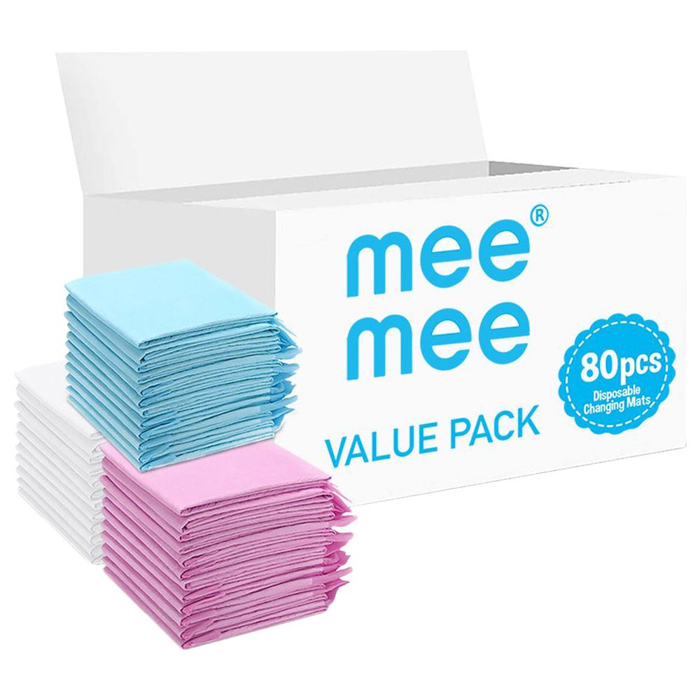 Mee Mee - Disposable Changing Mats - 80pcs - 