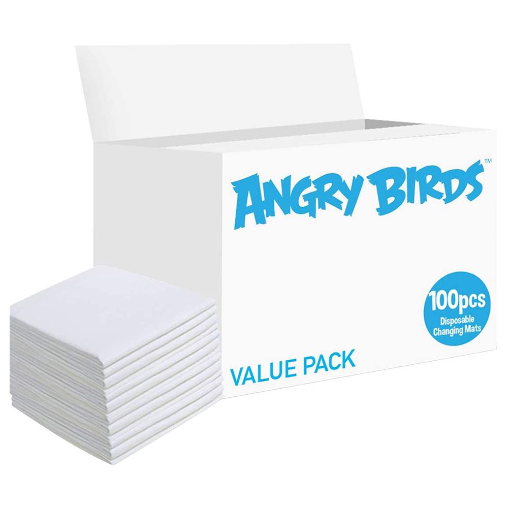 Angry Birds - 100pcs Disposable Changing Mats Value Pack