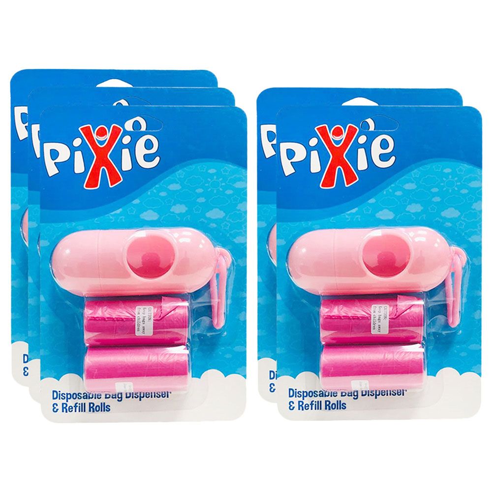 Pixie - Dispenser Bag & Refill (Pink) (Buy 3 Get 2 Free)