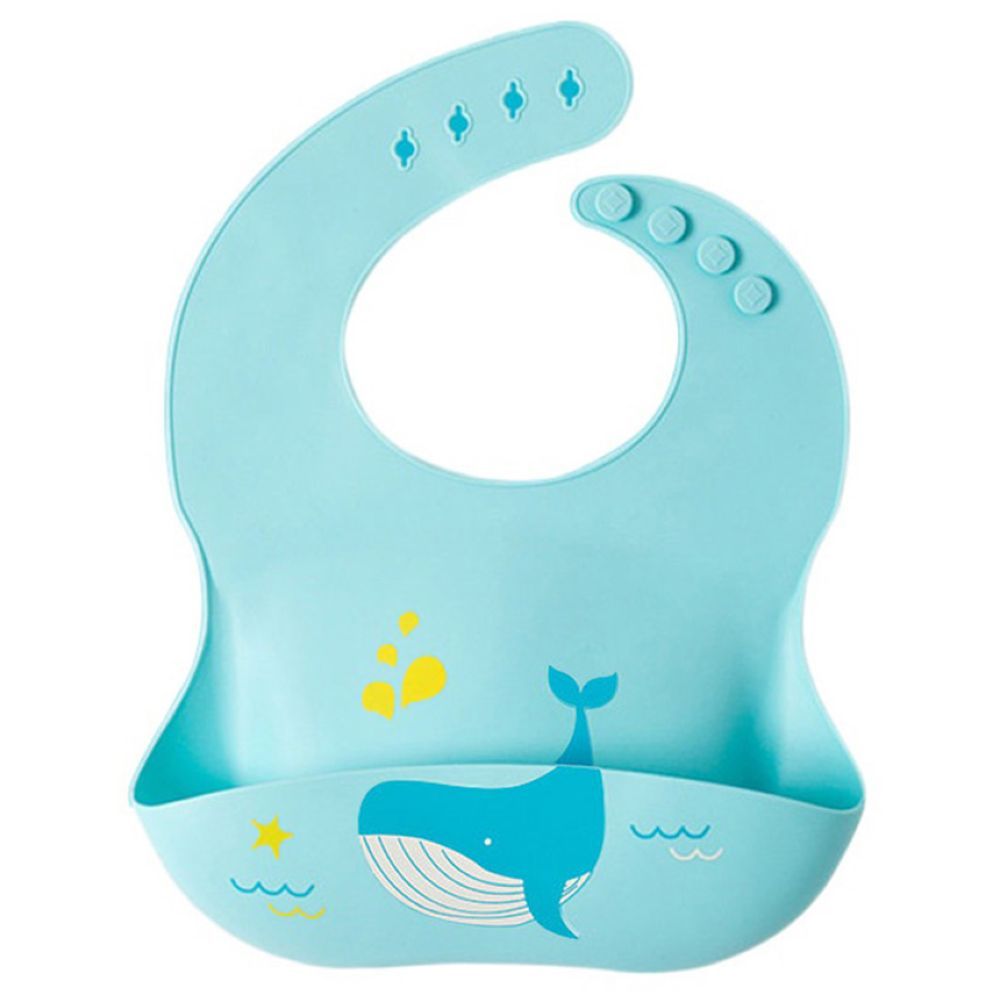 Pixie Baby - Silicone Bibs - Whale