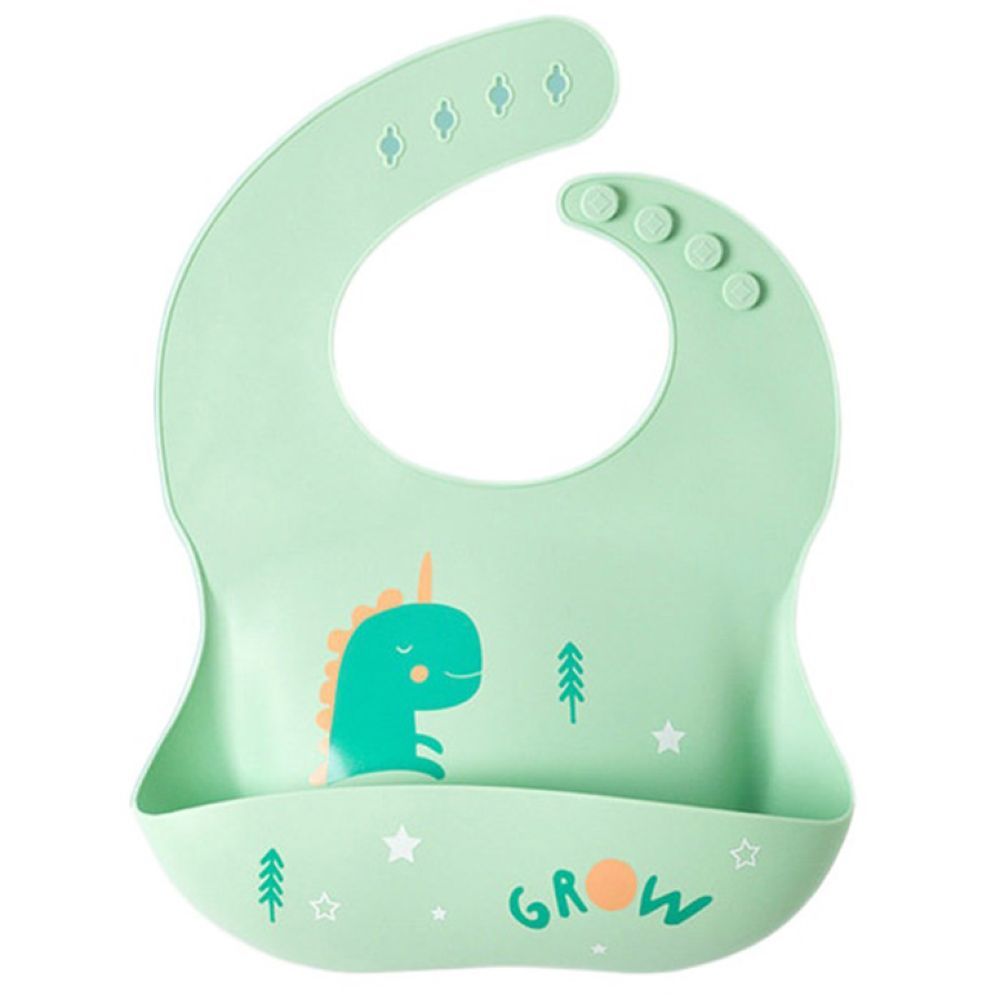 Pixie Baby - Silicone Bibs - Dinosaur