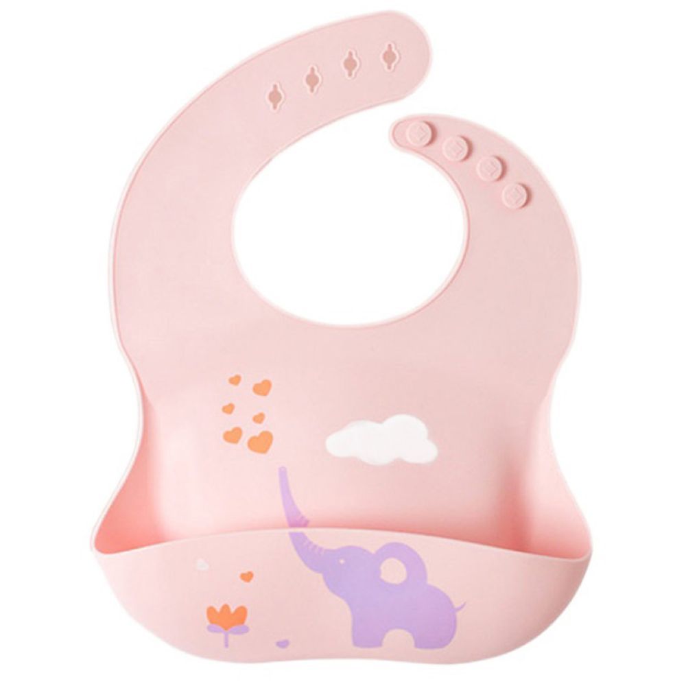 Pixie Baby - Silicone Bibs - Elephant