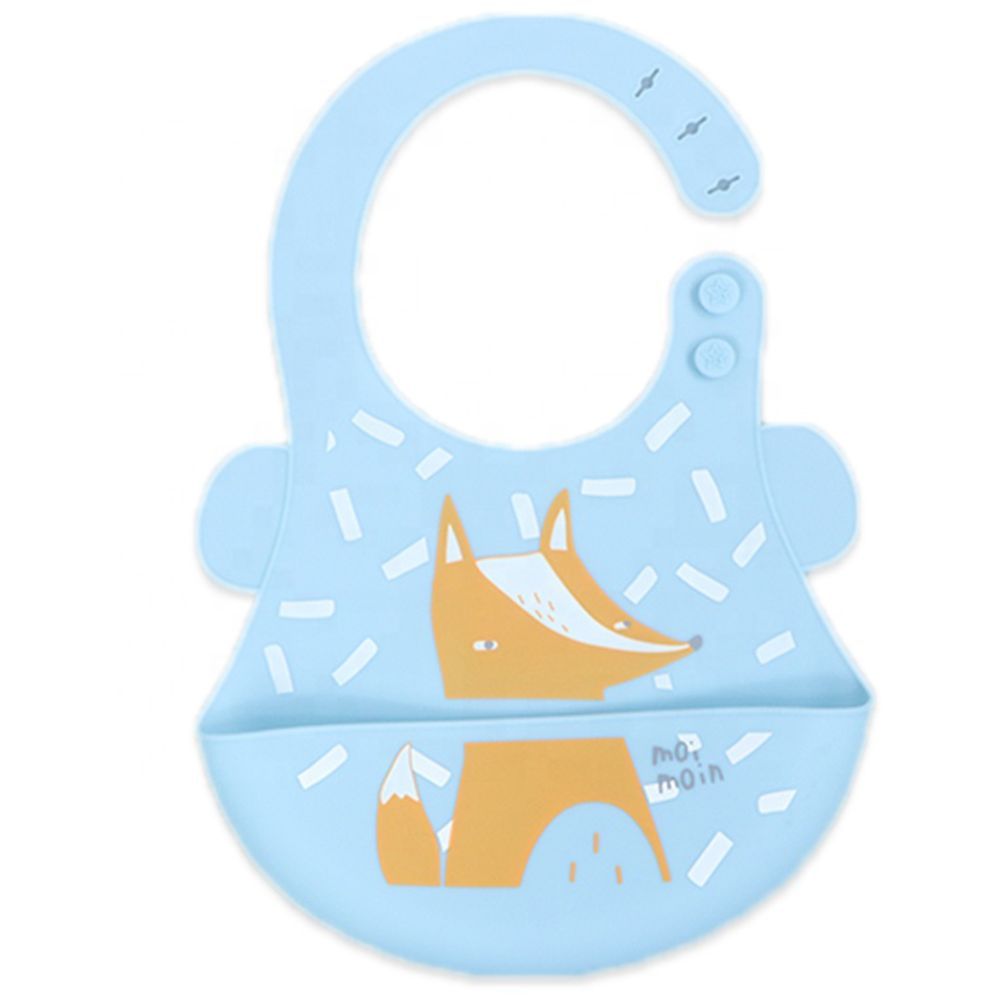 Pixie Baby - Silicone Bibs - Fox