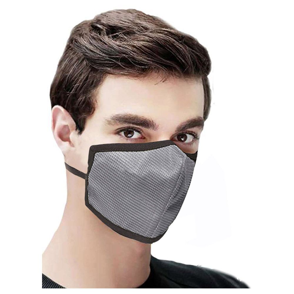 Swayam Reusable 4-Layers Protective Face Mask - Grey