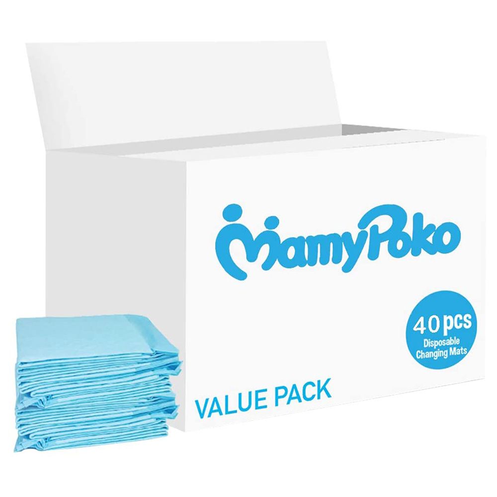 MamyPoko - 40pcs Disposable Changing Mats Value Pack