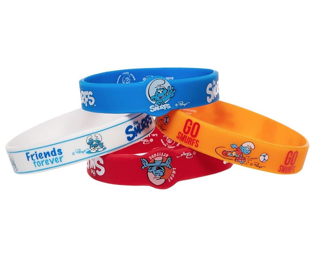 Smurfs - Silicone Bands - Mix 2, Pack of 4