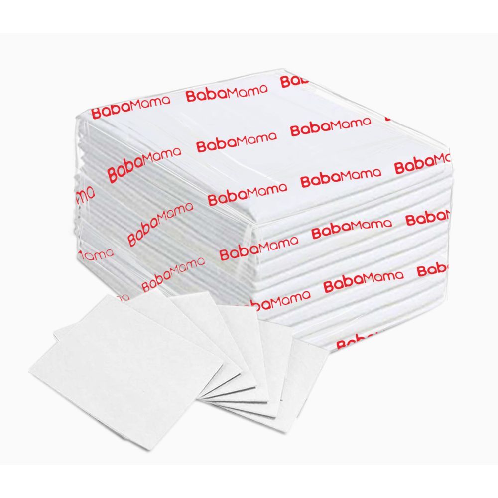 BabaMama Disposable Changing Mats, 15 Counts-White