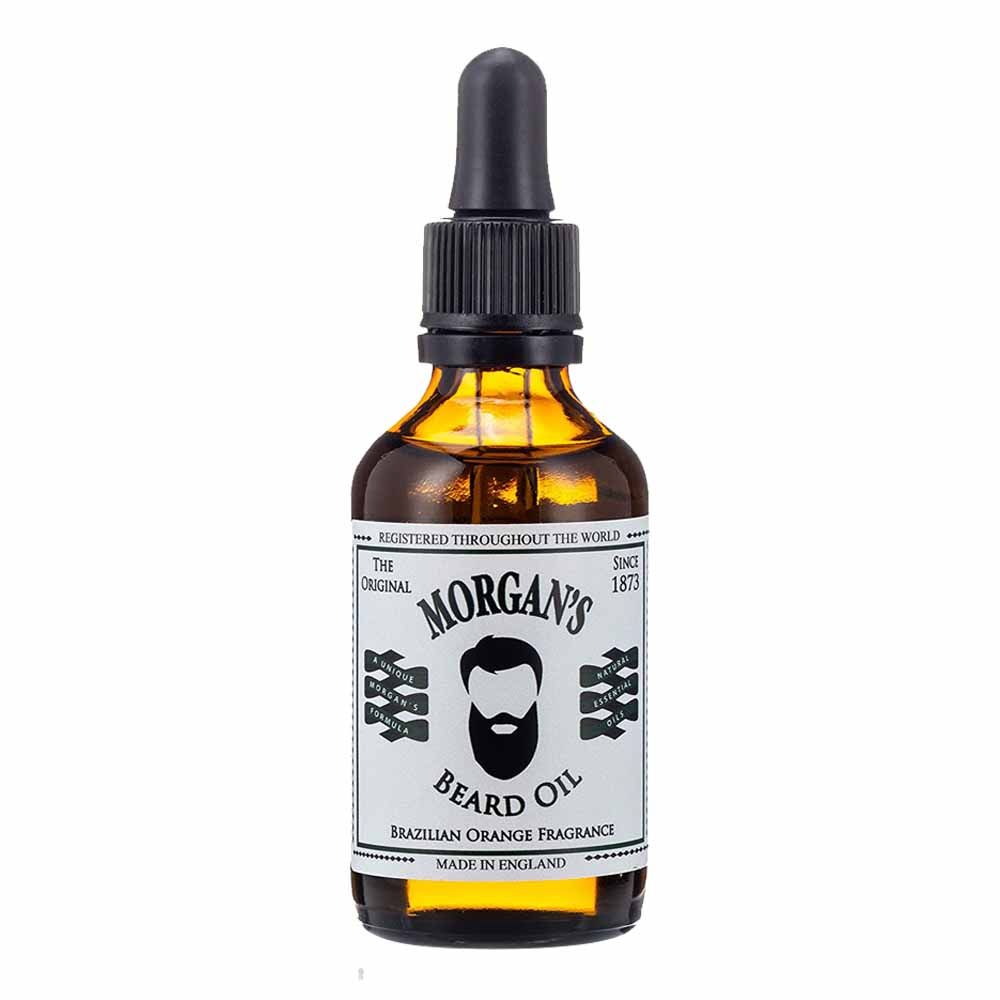 Morgan's Pomade - Men's Beard Oil Glass Orange Fragrance 50Ml