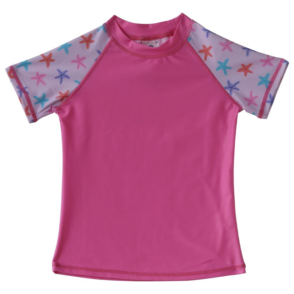 Cool2C - Girls Short Sleeve Rash Top - Pink