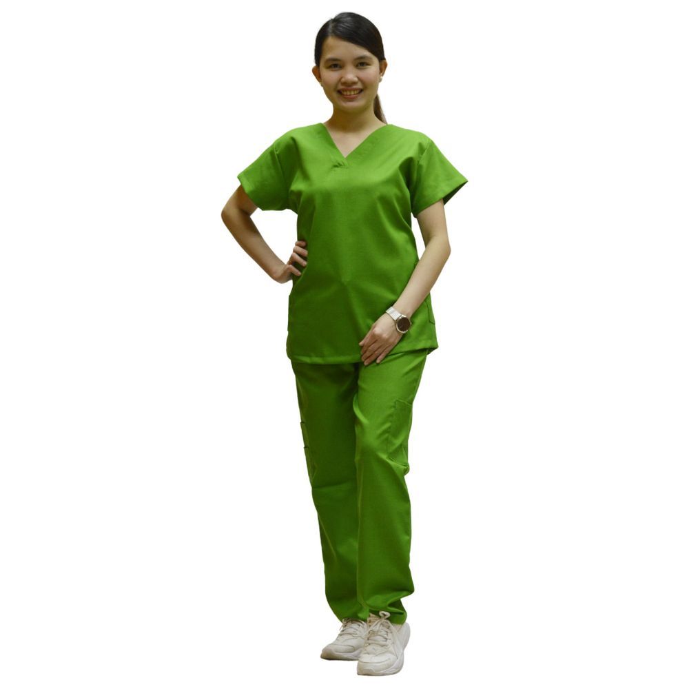 Veronica - PolyCotton Scrub Suit/Medical Uniform - Green