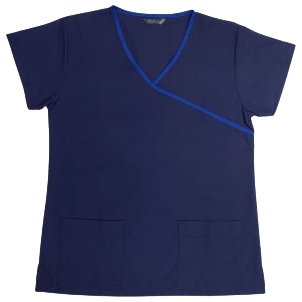 Veronica - Scrub Suit Set Uniform For Ladies - Navy Blue