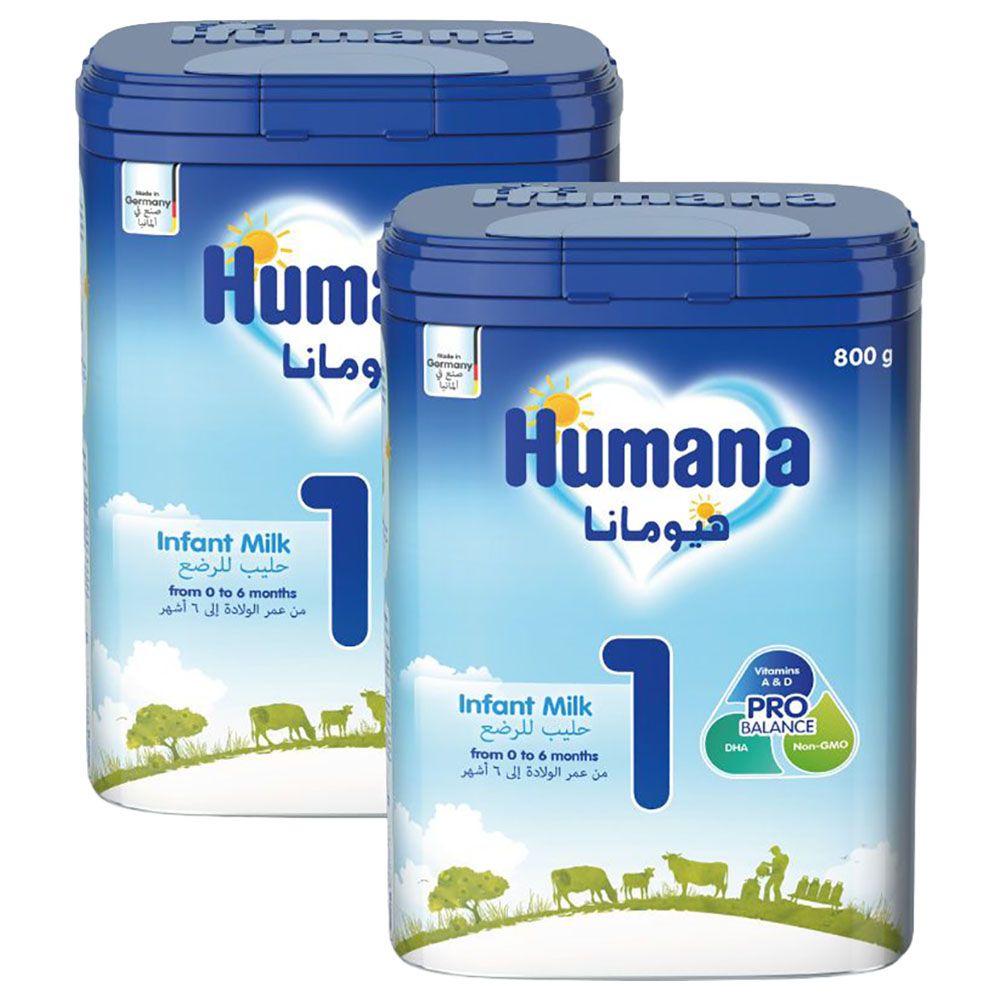 Humana - Probalance Baby Milk Stage 1 Pack Of 2 800G