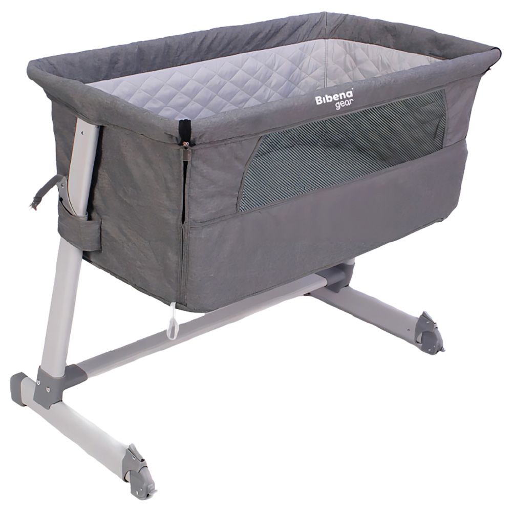 Bibena Gear - Co-Sleeper Baby Crib - Charcoal