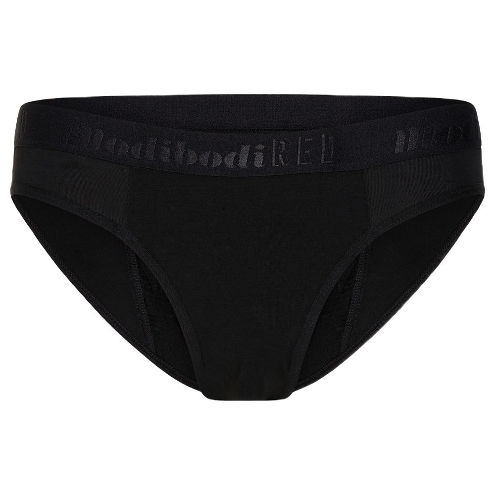 ModiBodi - Teen Bikini Underwear Moderate-Heavy - Black