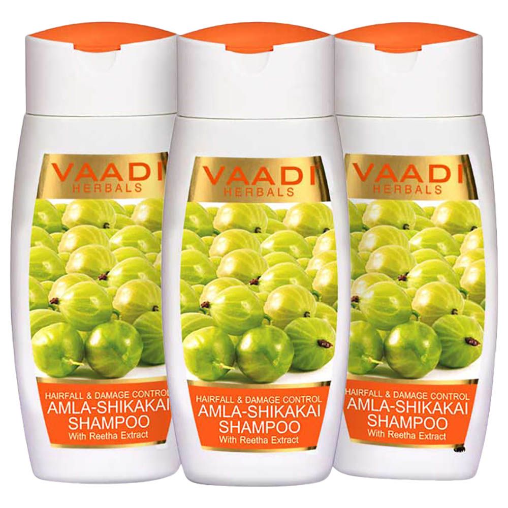 Vaadi Herbals Hairfall & Damage Control Shampoo Pack Of 3