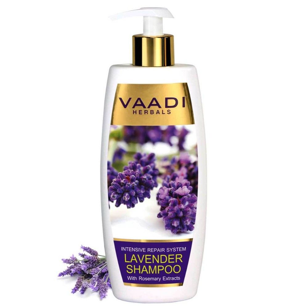 Vaadi Herbals - Lavender Shampoo with Rosemary Extract-Intensive Repair System 350ml