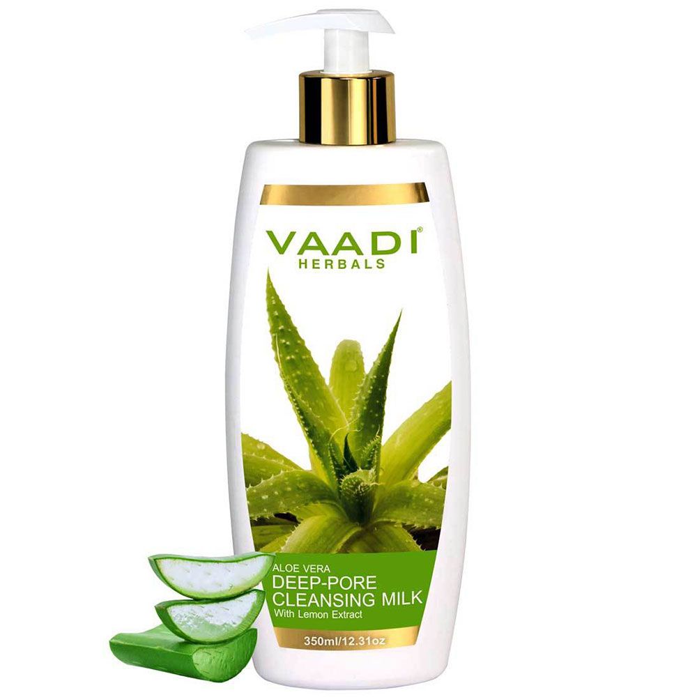 Vaadi Herbals - Aloevera Deep Pore Cleansing Milk 350ml