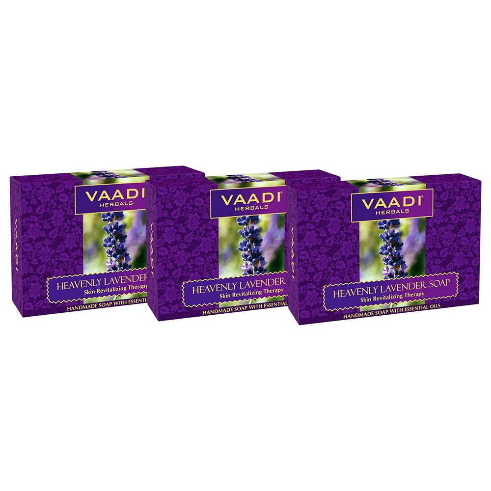 Vaadi Herbals Heavenly Organic Lavender Soap With Rosemary