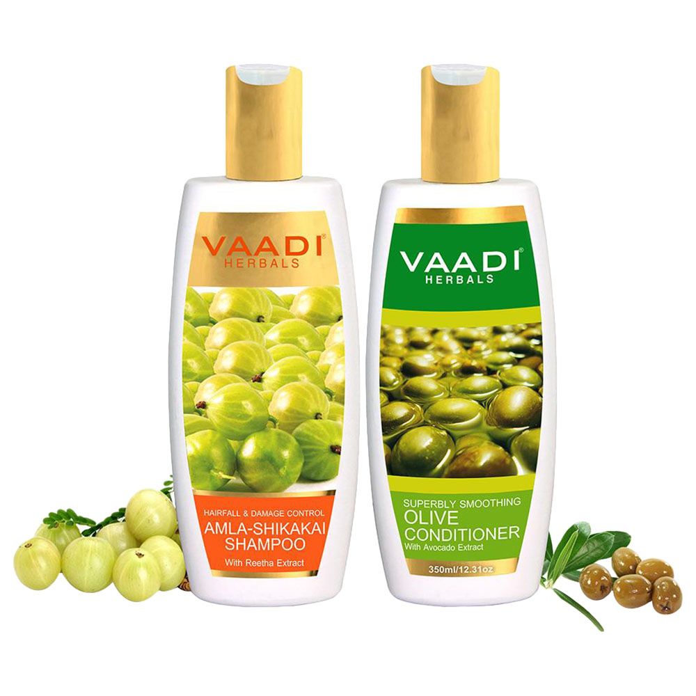 Vaadi Herbal Hairfall & Damage Control Shampoo & Conditioner