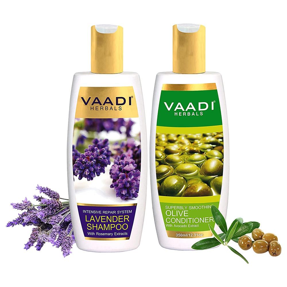 Vaadi Herbal Intensive Repair Lavender Shampoo & Conditioner