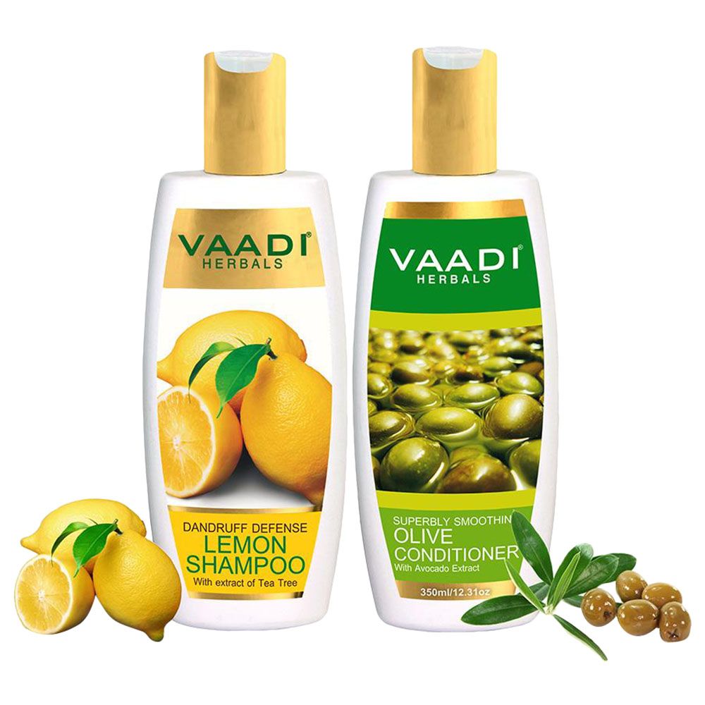 Vaadi Herbals Dandruff Defense Lemon Shampoo & Conditioner