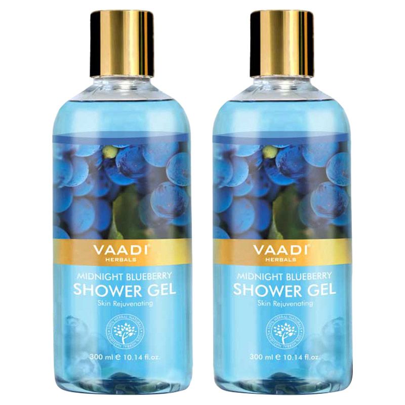 Vaadi Herbals Midnight Organic Blueberry Shower Gel