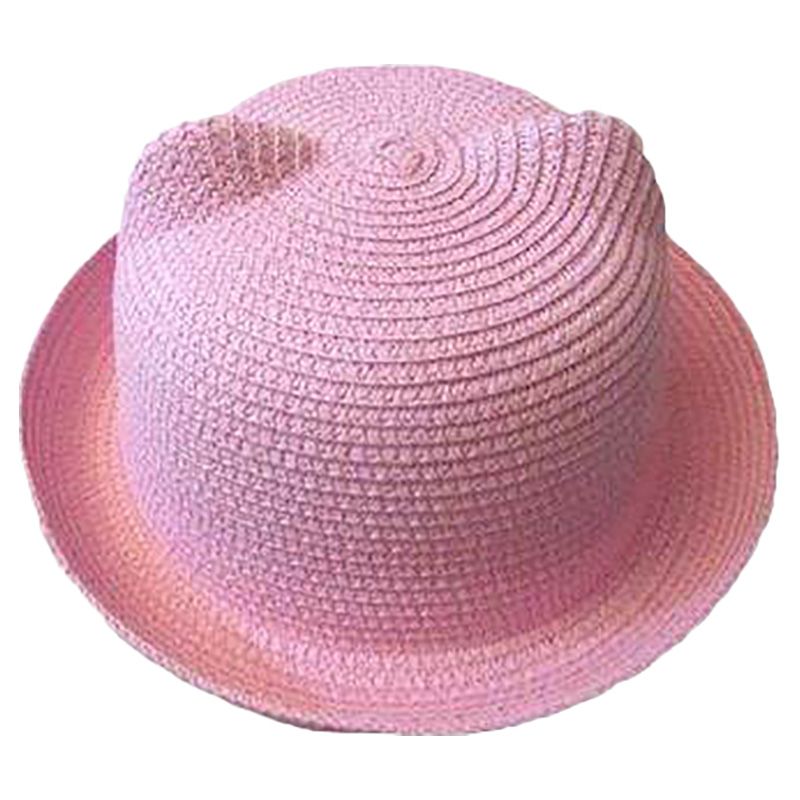 The Girl Cap - Beach Hats For Kids - Baby Pink