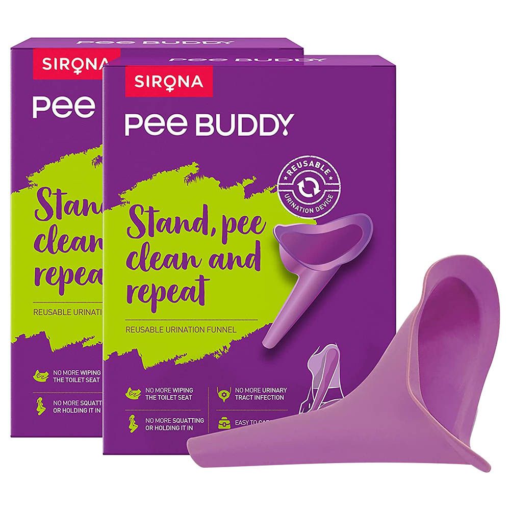 Peebuddy - Reusable Portable Female Urination Device - Pack of 2