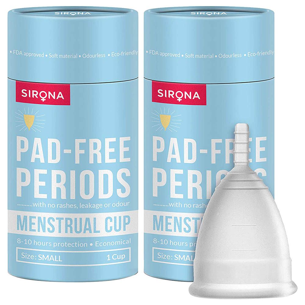 Sirona - Menstrual Cup For Women With Pouch - Small