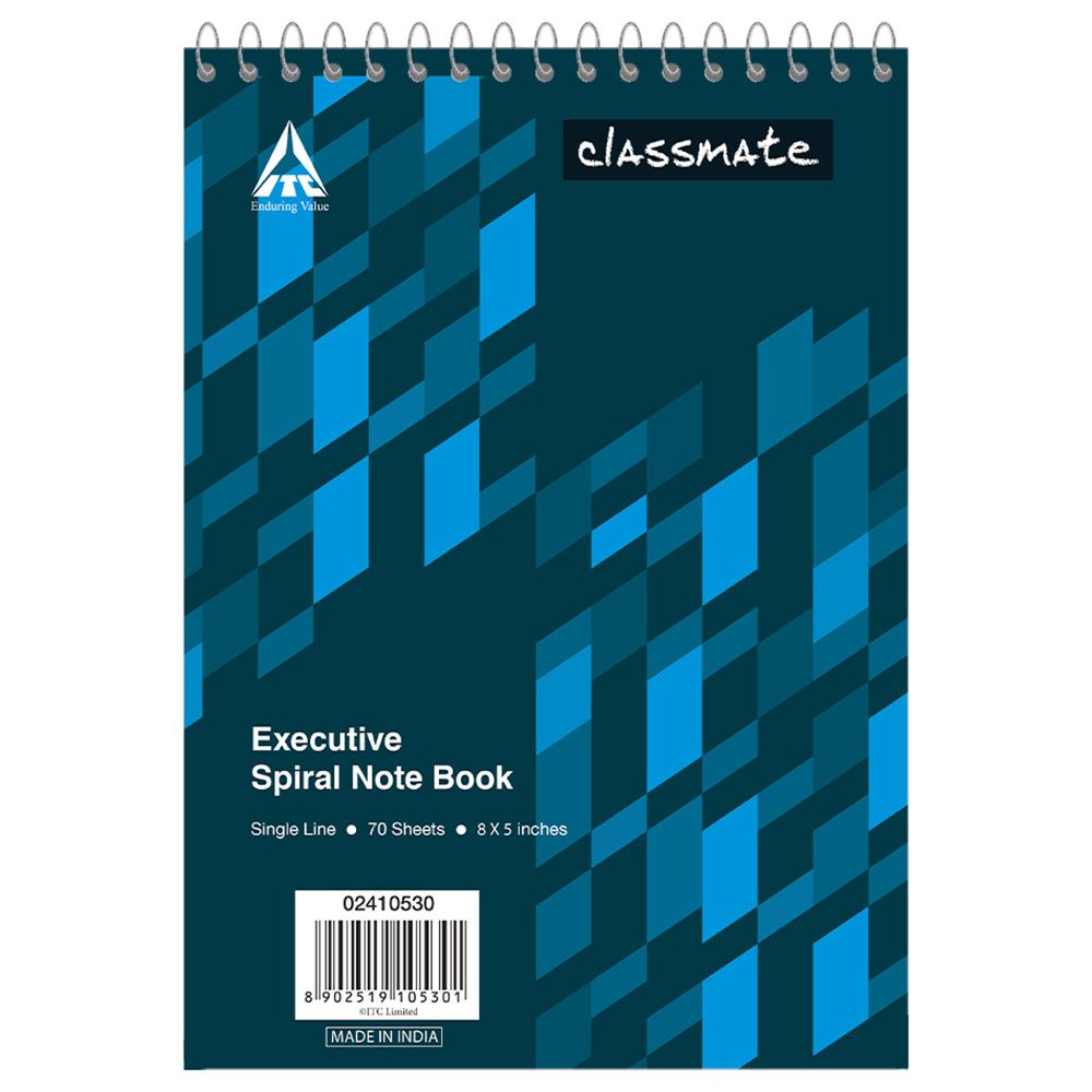 Classmate - Executive Notebook 140 Pages Pack of 10 Blue